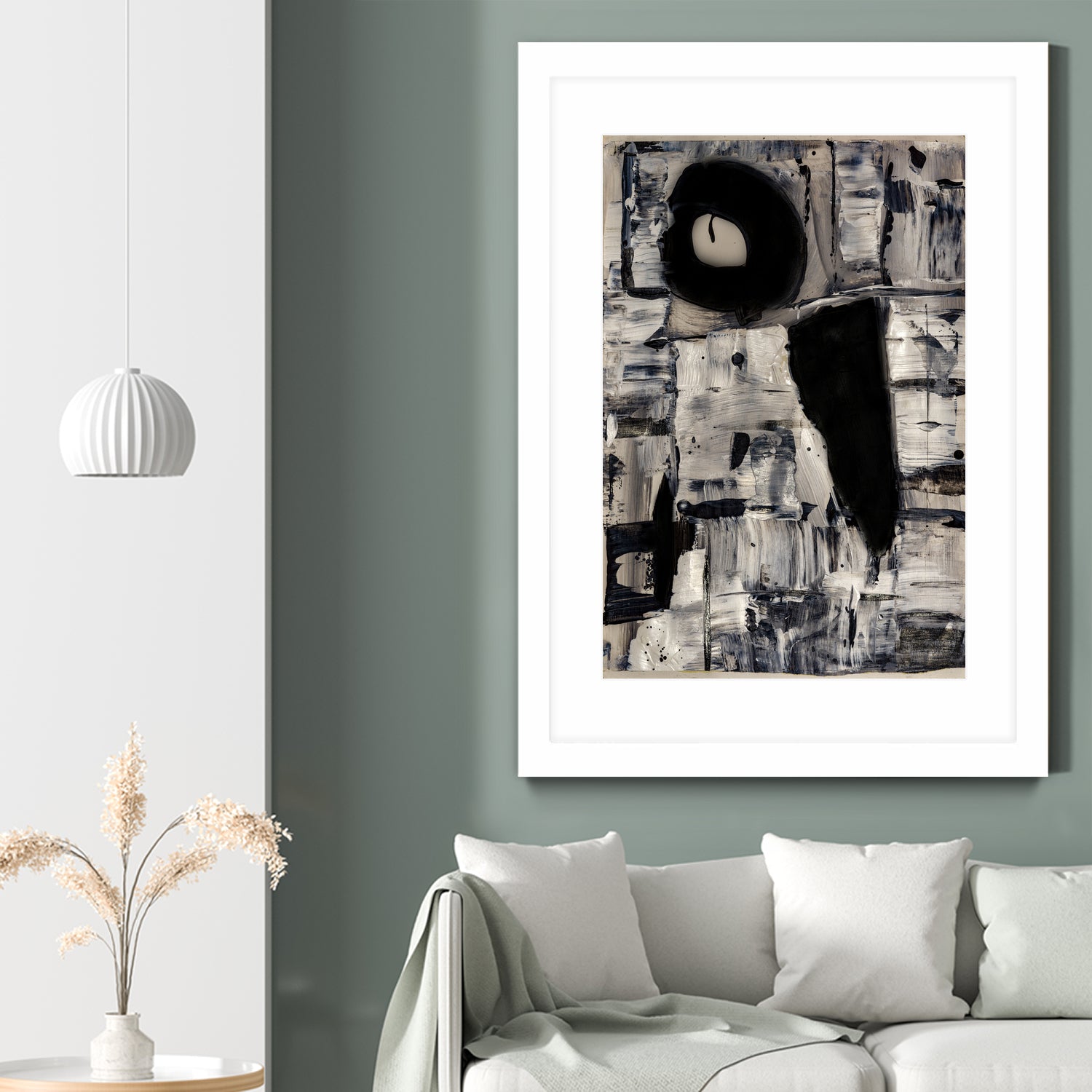 Ancient Shapes by Janet London on GIANT ART - black and white abstract