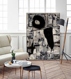 Ancient Shapes by Janet London on GIANT ART - black and white abstract