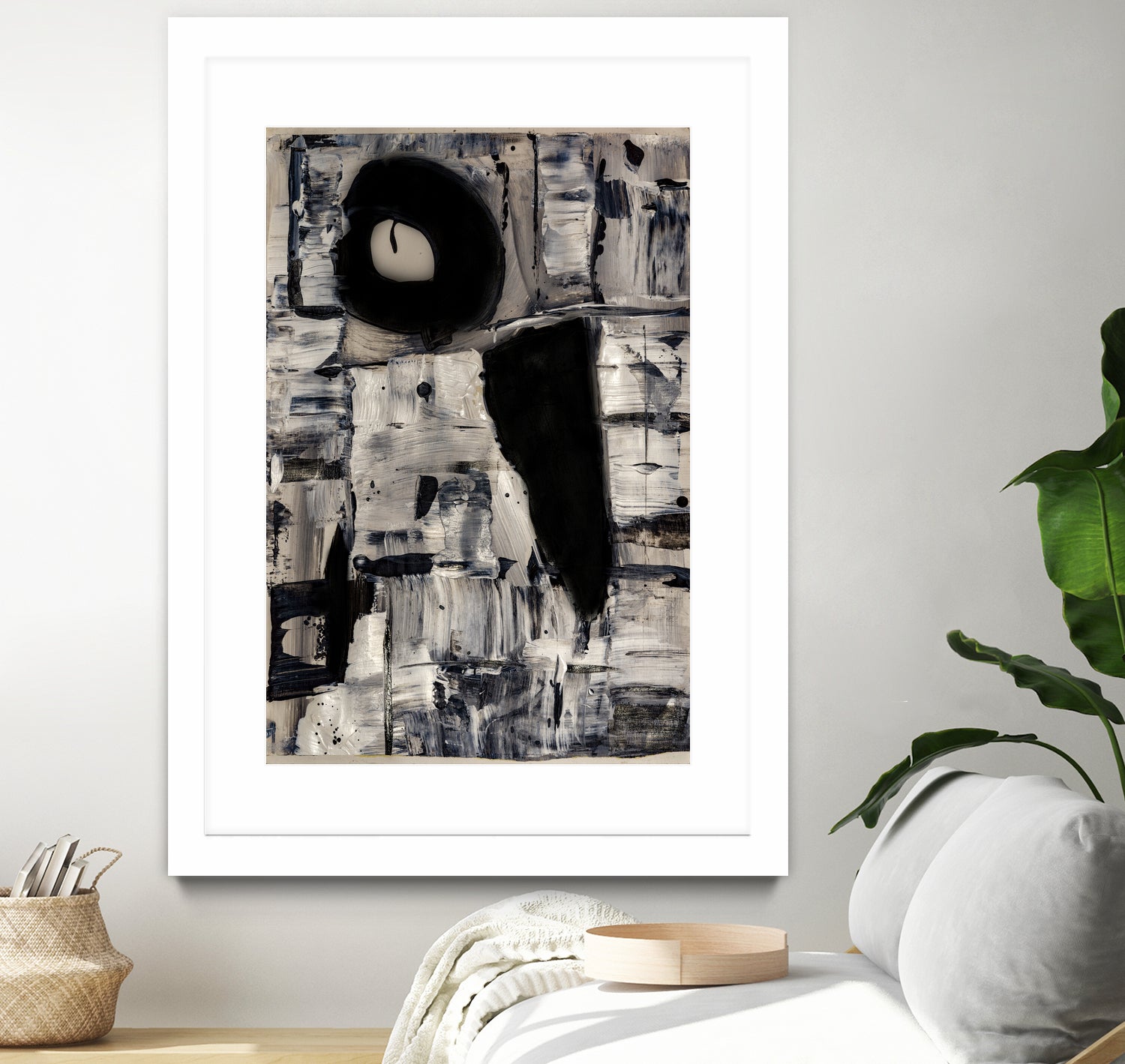 Ancient Shapes by Janet London on GIANT ART - black and white abstract