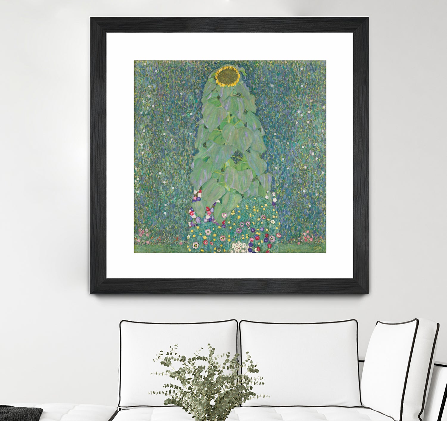 Sunflower, 1907 by Gustav Klimt  on GIANT ART - green botanical