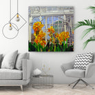 Victorian Greenhouse by Matthew Holden Bates on GIANT ART - white botanical