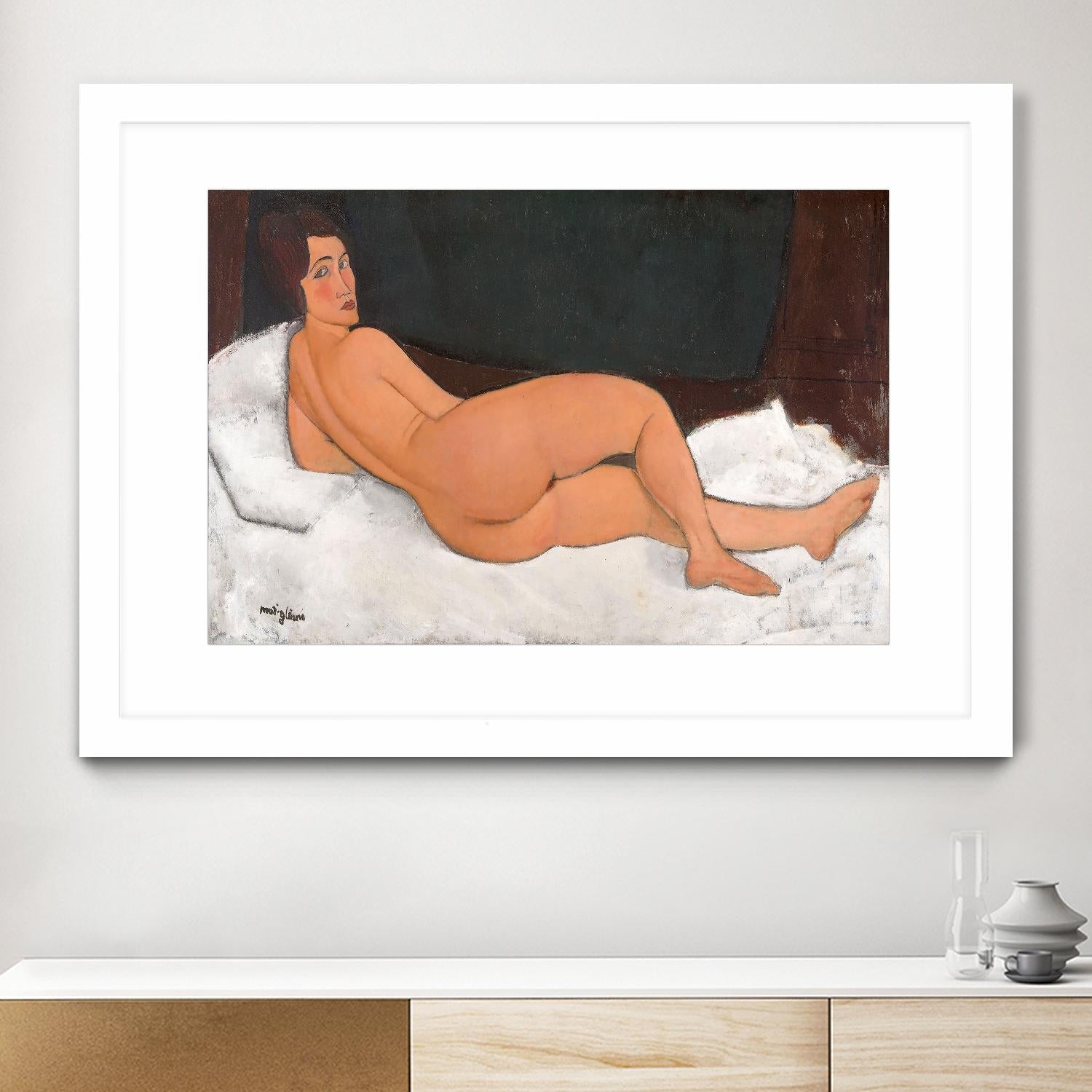 Nu couché (sur le côté gauche), 1917 by Amedeo Modigliani on GIANT ART - museums