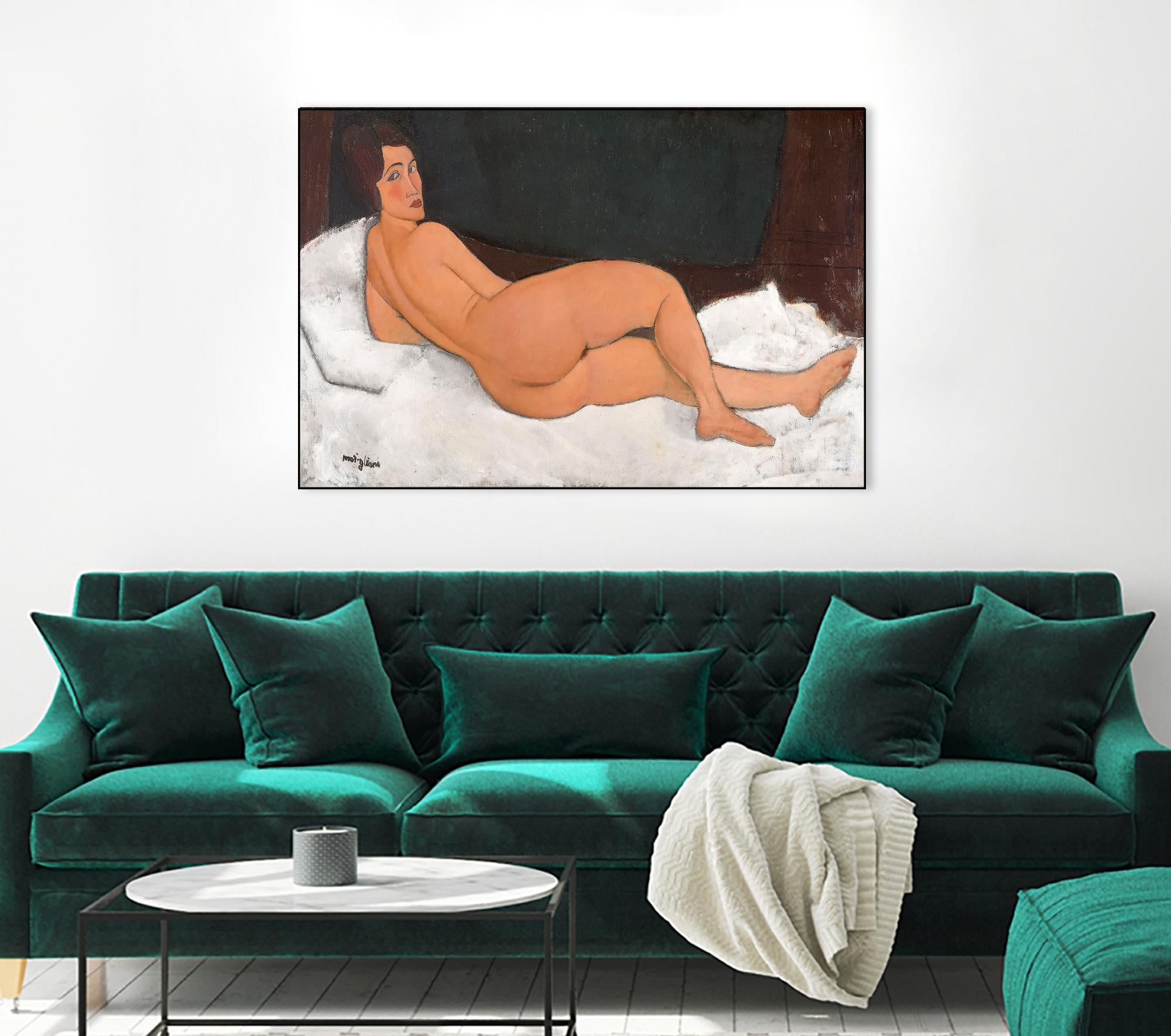 Nu couché (sur le côté gauche), 1917 by Amedeo Modigliani on GIANT ART - museums