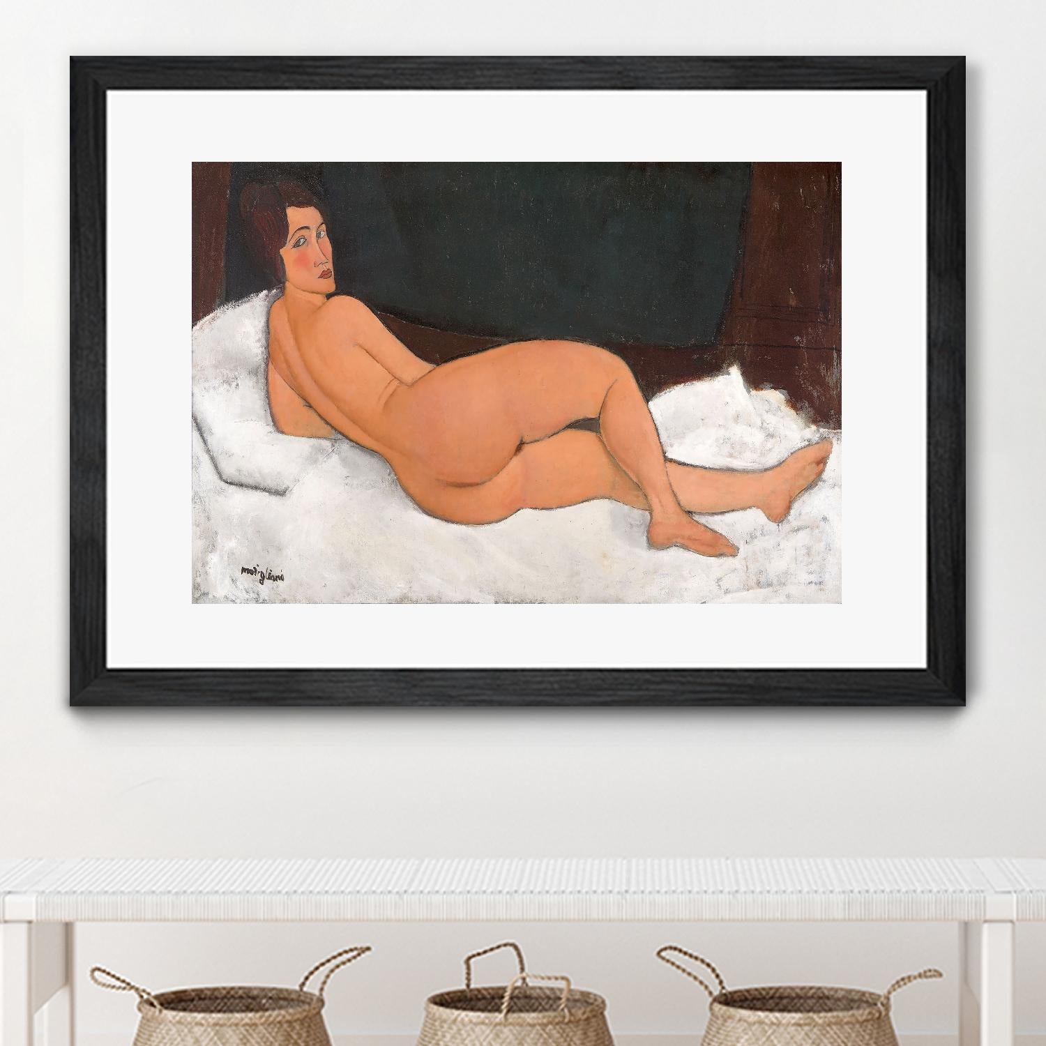 Nu couché (sur le côté gauche), 1917 by Amedeo Modigliani on GIANT ART - museums