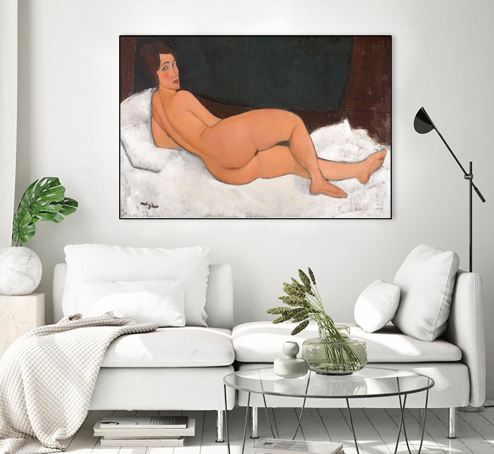 Nu couché (sur le côté gauche), 1917 by Amedeo Modigliani on GIANT ART - museums