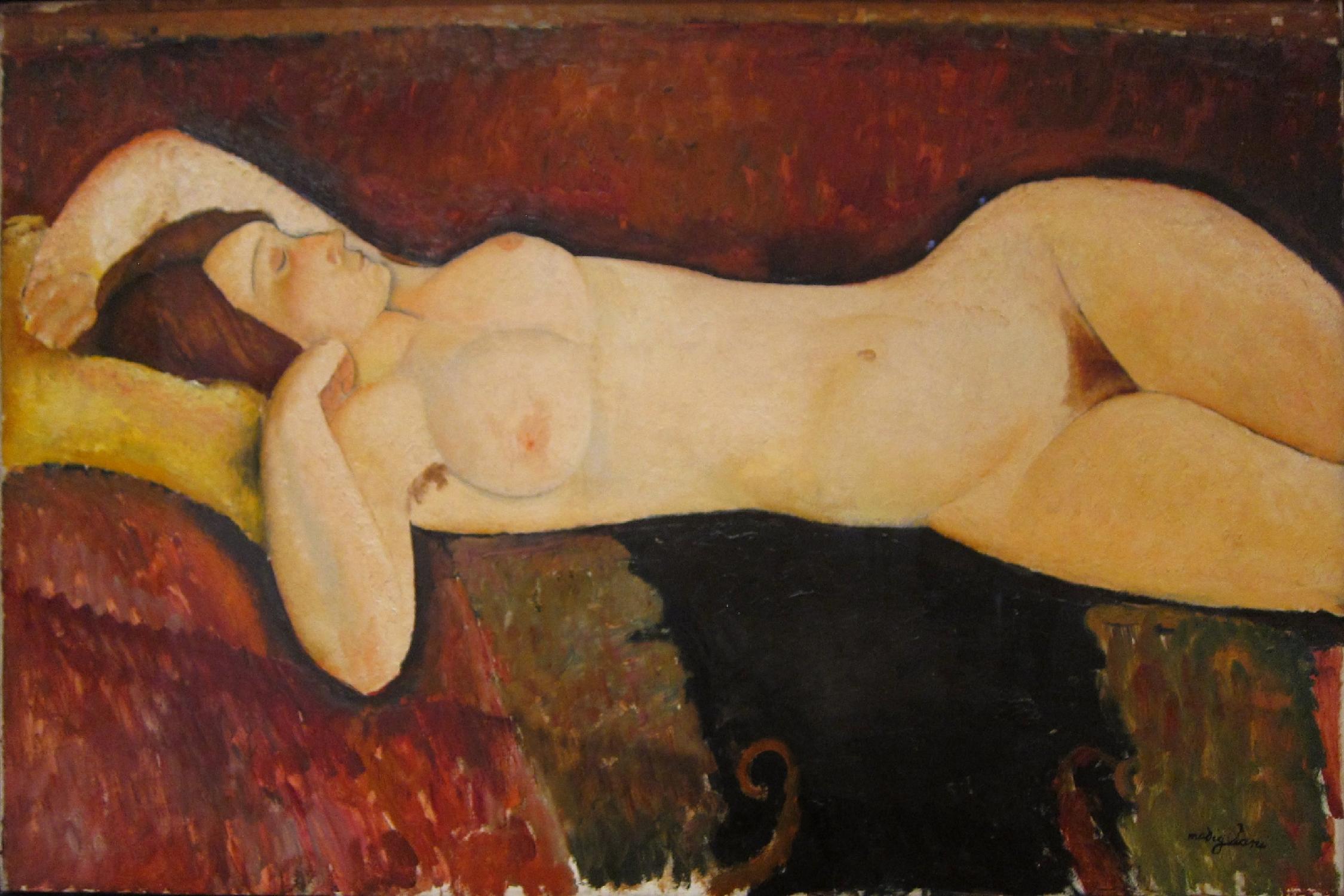 Nu couché by Amedeo Modigliani on GIANT ART - museums nude