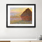 Grainstack (Sunset) by Claude Monet on GIANT ART - museums