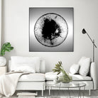 Dissolve by Orestes Grediaga on GIANT ART - black shapes  framed canvas 