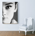 Audrey Hepburn by M Studio on GIANT ART - black and white photography 