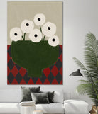 Flor by M Studio on GIANT ART - red botanical