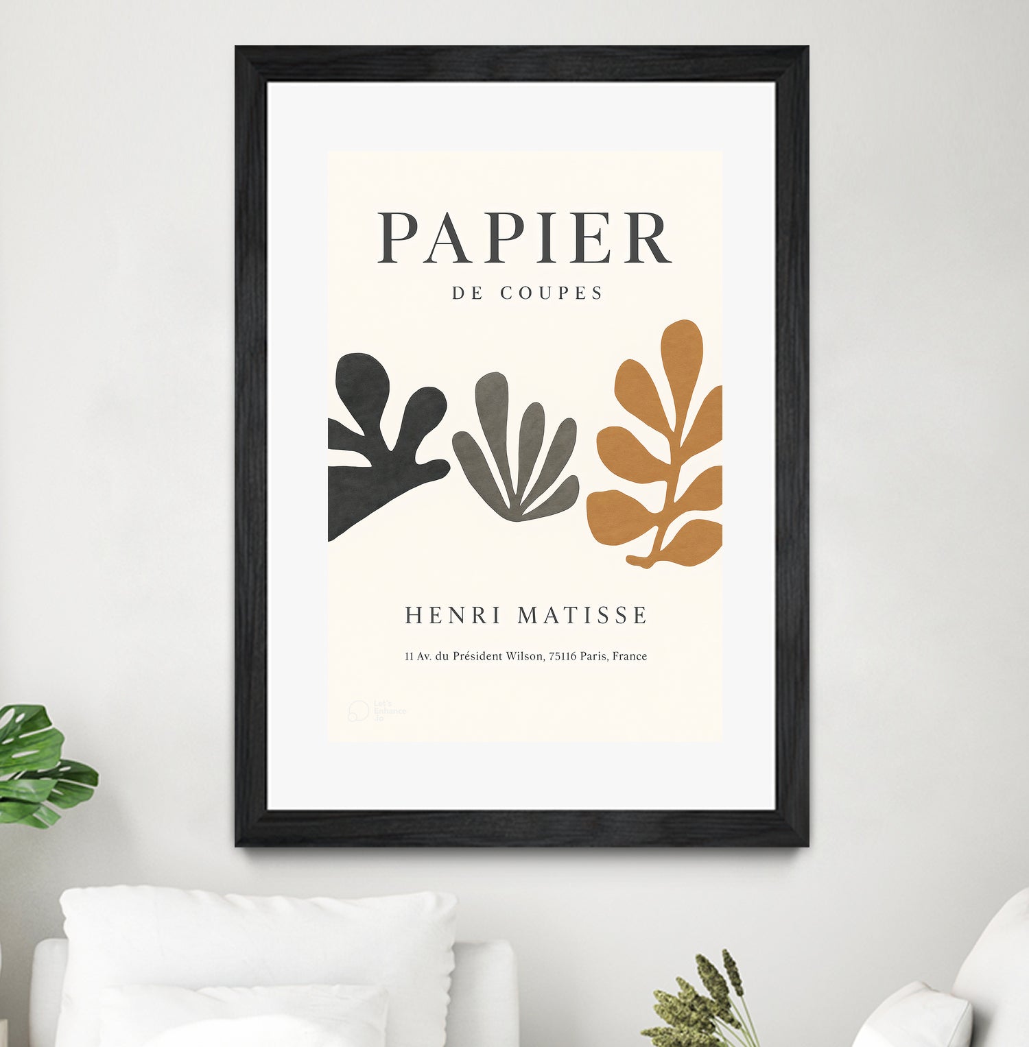 Papier d'automne by M Studio on GIANT ART - beige off cuts
