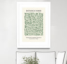Botanica Verde by M Studio on GIANT ART - green botanical framed canvas