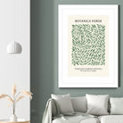 Botanica Verde by M Studio on GIANT ART - green botanical framed canvas