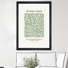 Botanica Verde by M Studio on GIANT ART - green botanical framed canvas