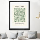 Botanica Verde by M Studio on GIANT ART - green botanical framed canvas