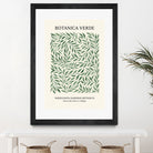 Botanica Verde by M Studio on GIANT ART - green botanical framed canvas