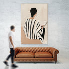 women reading by Mstudio on GIANT ART - beige figurative