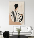 women reading by Mstudio on GIANT ART - beige figurative