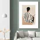 women reading by Mstudio on GIANT ART - beige figurative