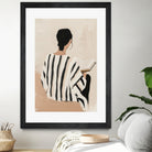 women reading by Mstudio on GIANT ART - beige figurative