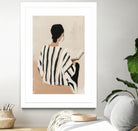 women reading by Mstudio on GIANT ART - beige figurative