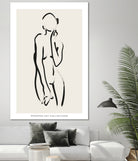 Nude no.2 by M Studio on GIANT ART - beige figurative woman