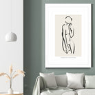Nude no.2 by M Studio on GIANT ART - beige figurative woman