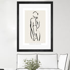 Nude no.2 by M Studio on GIANT ART - beige figurative woman