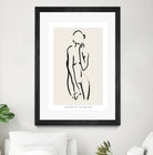 Nude no.2 by M Studio on GIANT ART - beige figurative woman