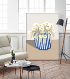 Vase printanier by M Studio on GIANT ART - blue floral flowers