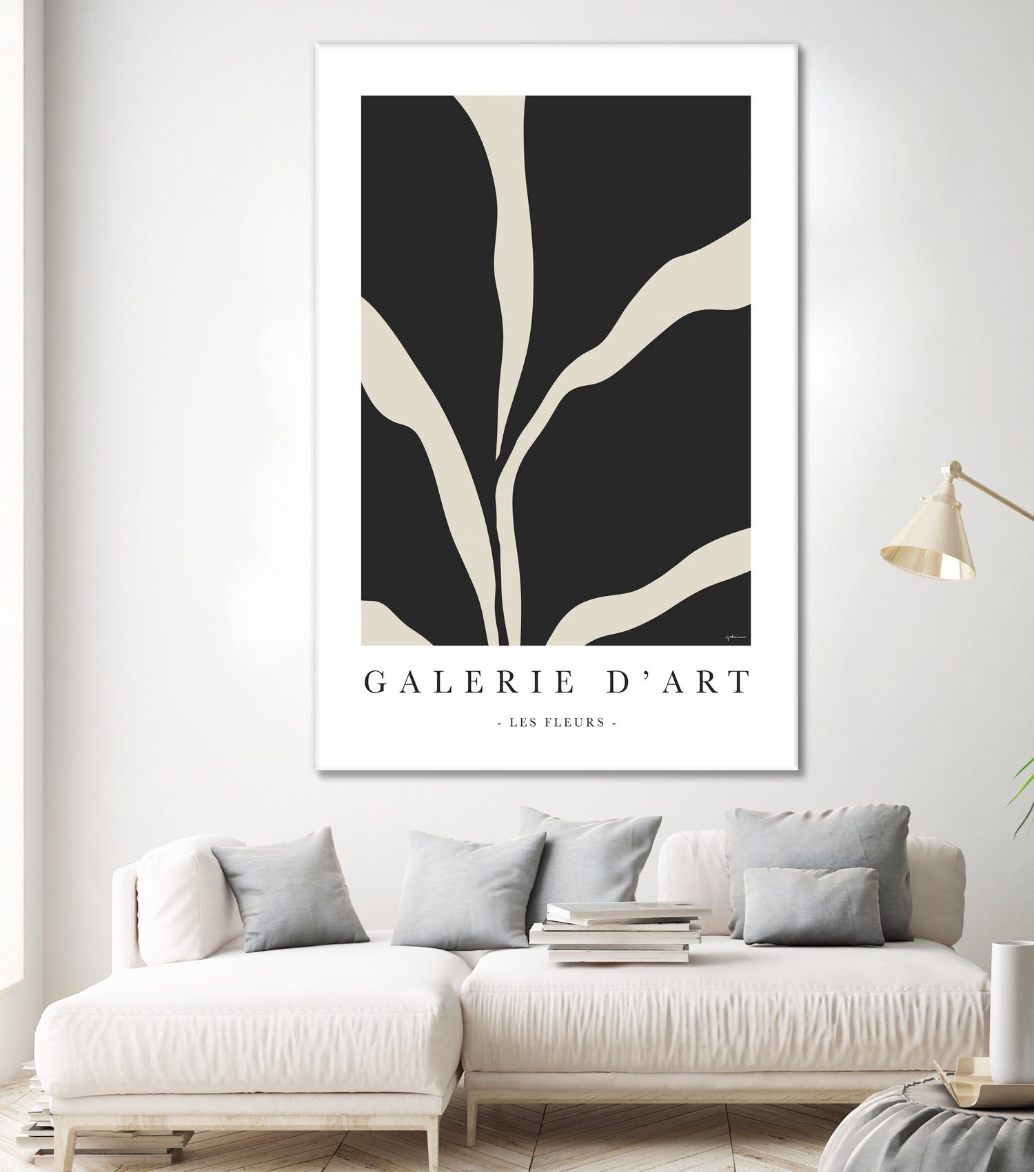 Les Flreurs by M Studio on GIANT ART - black illustration