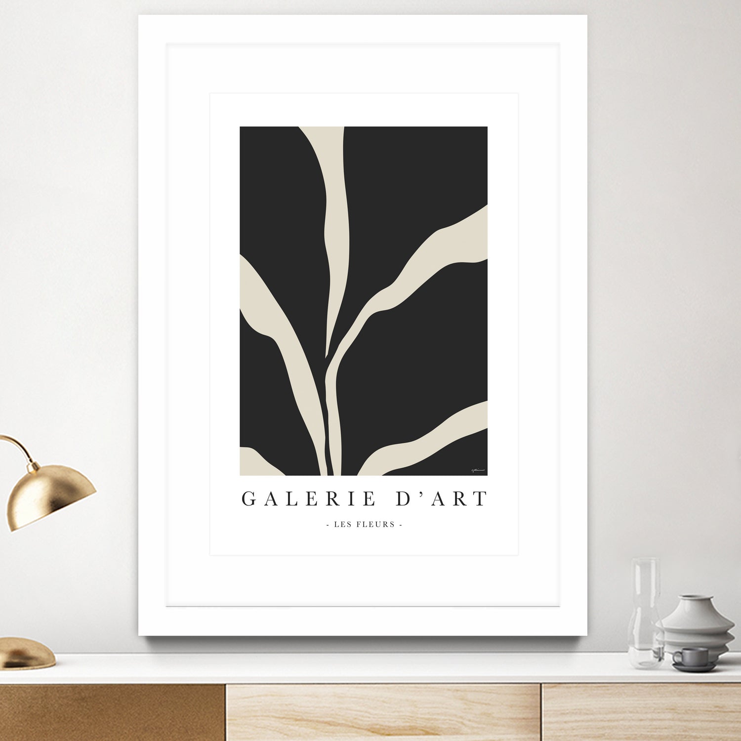 Les Flreurs by M Studio on GIANT ART - black illustration