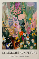 Marché aux Fleurs by M Studio on GIANT ART - pink botanique