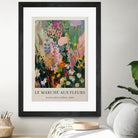 Marché aux Fleurs by M Studio on GIANT ART - pink botanique