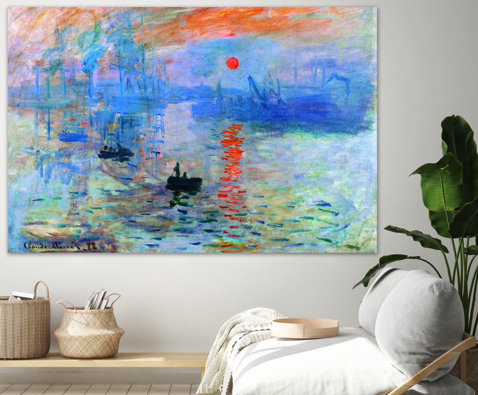 Sunrise 1872 by Monet on GIANT ART - museums