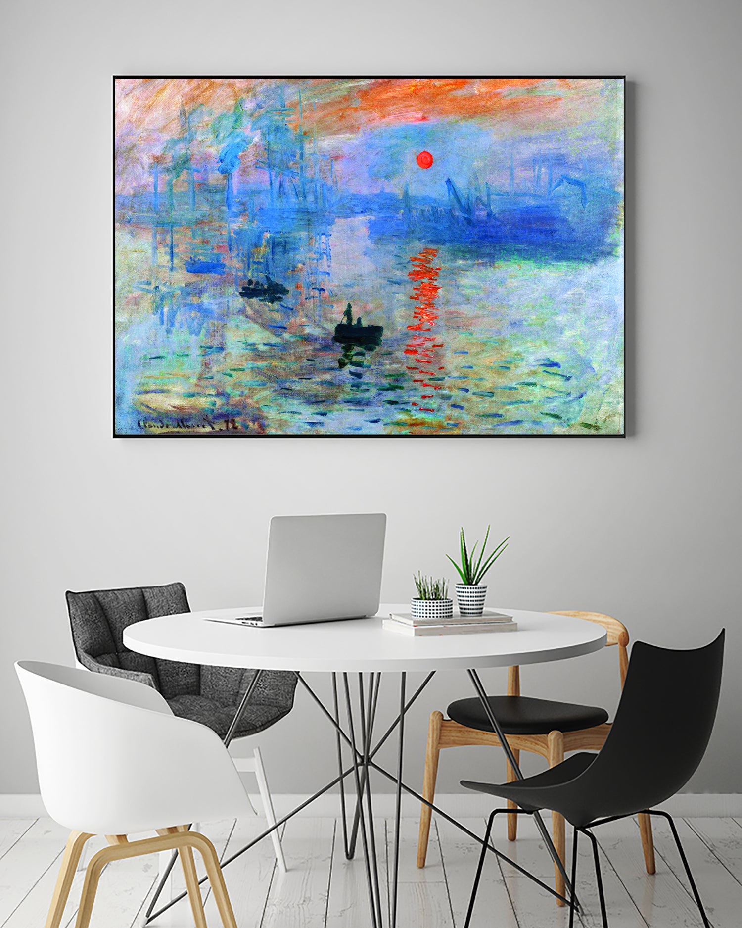 Sunrise 1872 by Monet on GIANT ART - museums