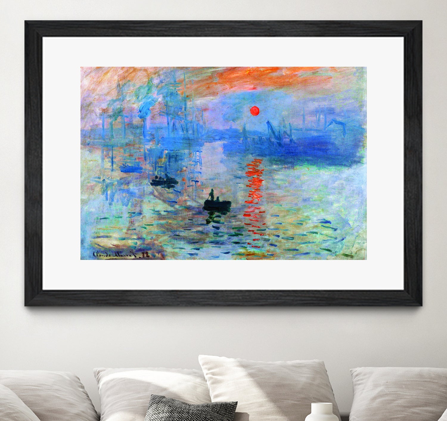 Sunrise 1872 by Monet on GIANT ART - museums