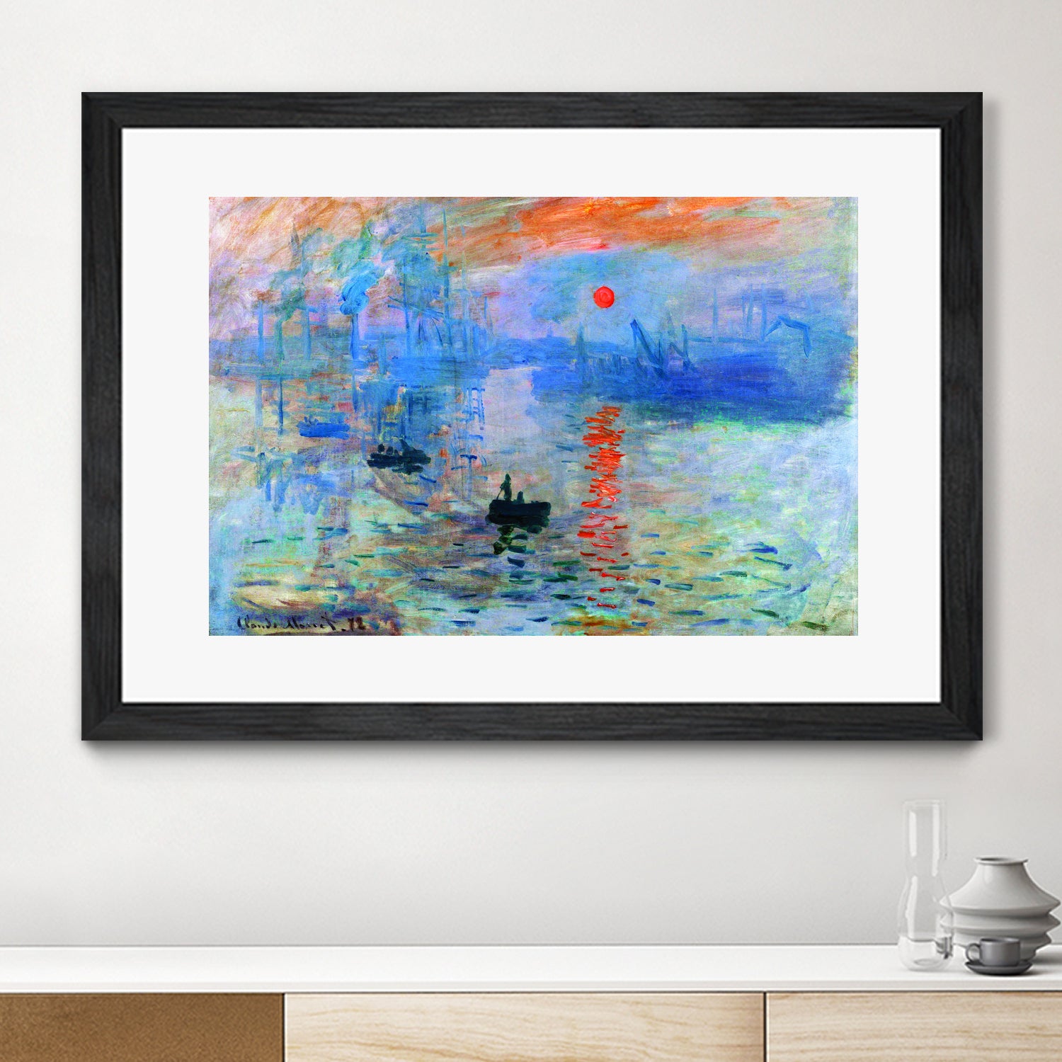 Sunrise 1872 by Monet on GIANT ART - museums