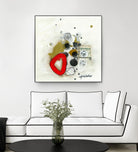 Actual #1 by Sylvie Cloutier on GIANT ART - red abstrait