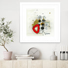 Actual #1 by Sylvie Cloutier on GIANT ART - red abstrait