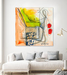 Cartoon #3 by Sylvie  Cloutier on GIANT ART - red abstract