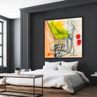 Cartoon #3 by Sylvie  Cloutier on GIANT ART - red abstract