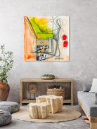 Cartoon #3 by Sylvie  Cloutier on GIANT ART - red abstract