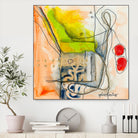 Cartoon #3 by Sylvie  Cloutier on GIANT ART - red abstract