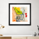 Cartoon #3 by Sylvie  Cloutier on GIANT ART - red abstract