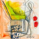 Cartoon #3 by Sylvie  Cloutier on GIANT ART - red abstract