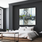 Du fil à retordre by Sylvie cloutier on GIANT ART - green abstract