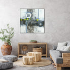 Du fil à retordre by Sylvie cloutier on GIANT ART - green abstract