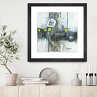 Du fil à retordre by Sylvie cloutier on GIANT ART - green abstract