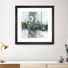 Du fil à retordre by Sylvie cloutier on GIANT ART - green abstract